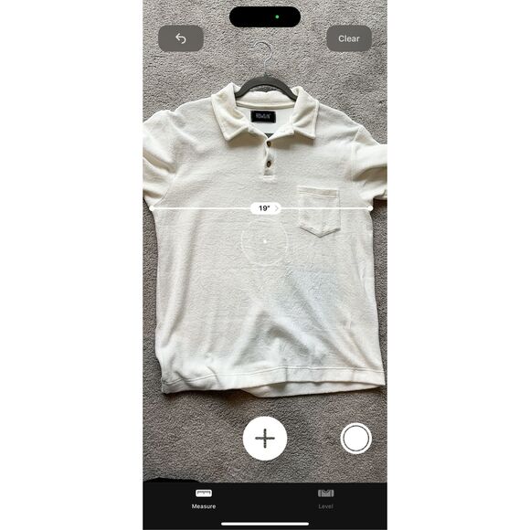 Howlin' Off-White Mr. Fantasy Polo, $175 Med G39 - Picture 7 of 8